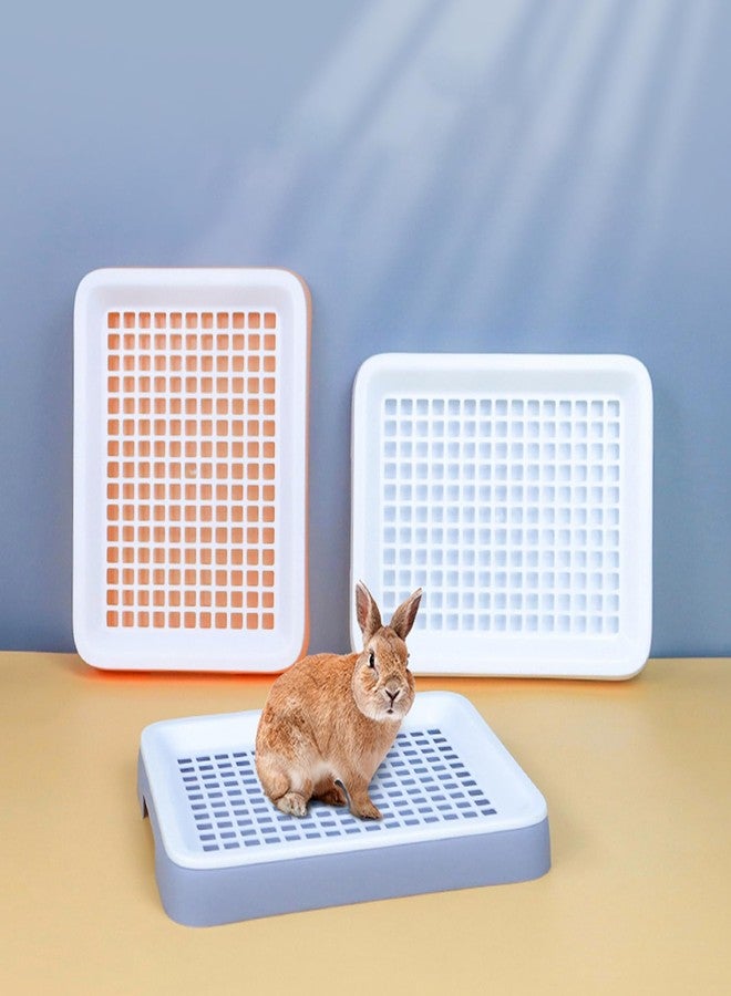 DEFKIYT Rabbit Potty Training Litter Box, Guinea Pig Litter Box Detachable Plastic Rabbit Potty Tray Hamster Toilet Box for Small Animal - Image 5